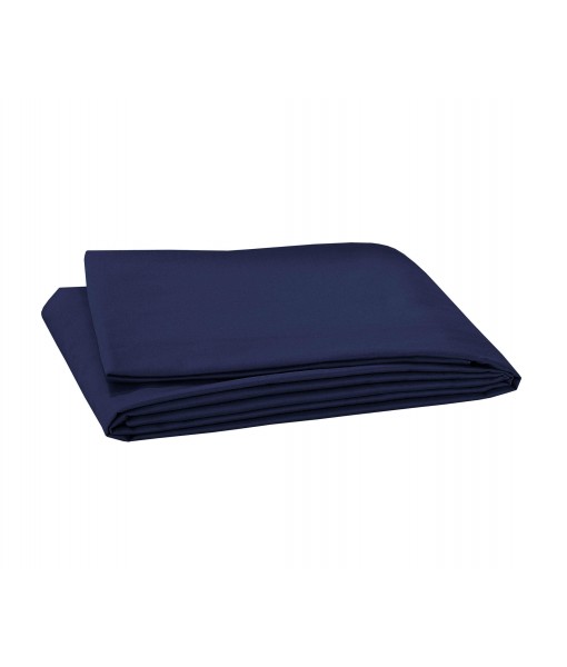 Flat sheet, dark blue sateen